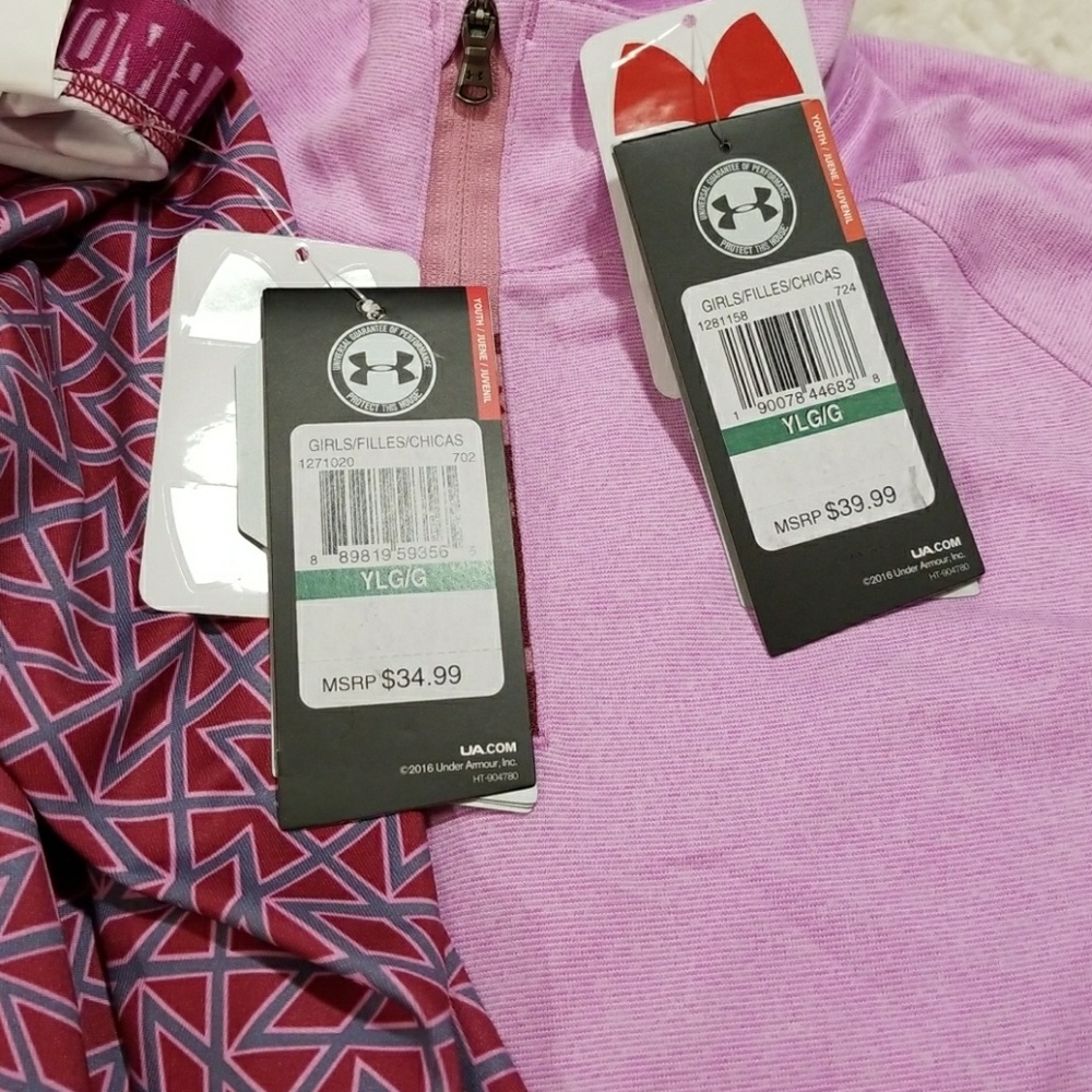 Under Armour 2-piece Maroon & Pink Outfit NWT - Picture 4 of 4